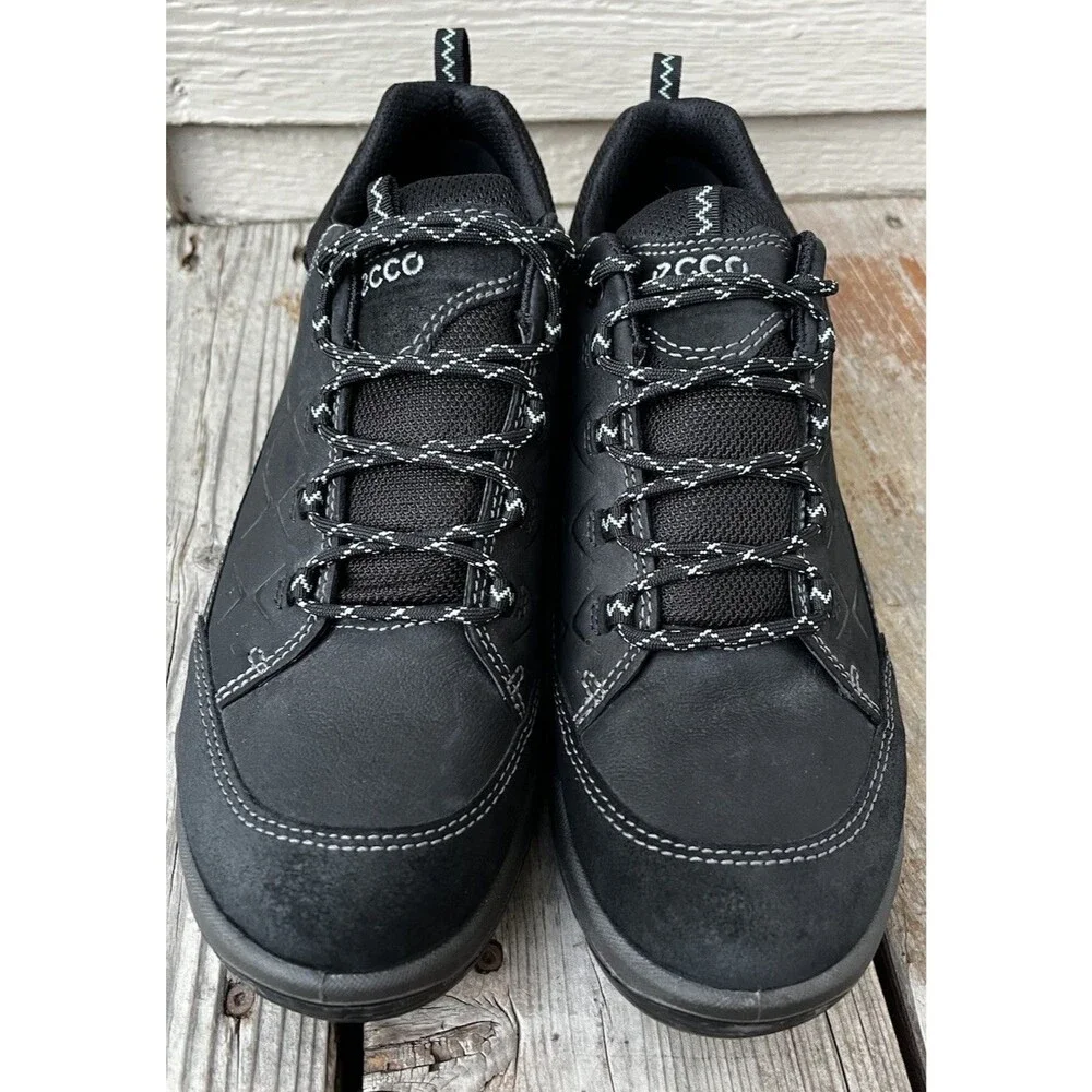 ECCO Ulterra Gore-Tex Low Men's 42 US 8-8.5 Outdoor Hiking Shoes - Black Leather